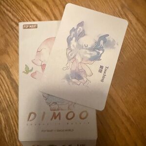 POP MART DIMOO Collectible Card Set - Pastel Blue & Cream